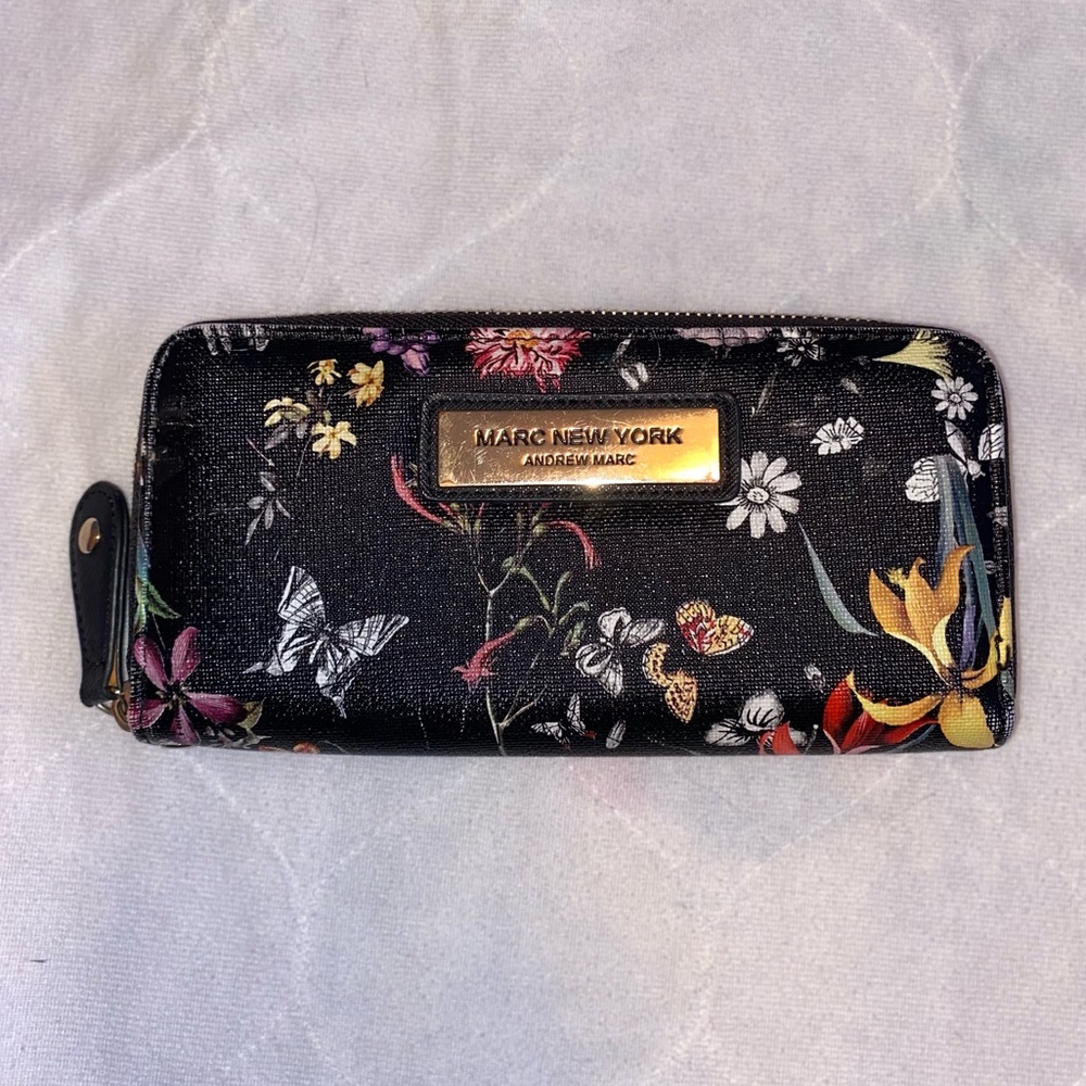 Andrew Marc Floral Print Wallet